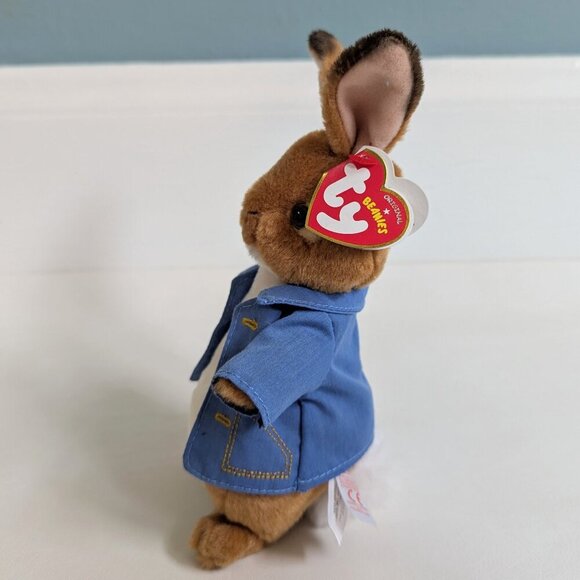 TY Beanie Baby Peter Rabbit With Perfect Tags 2018 Plush Toy Collectable - Picture 5 of 11